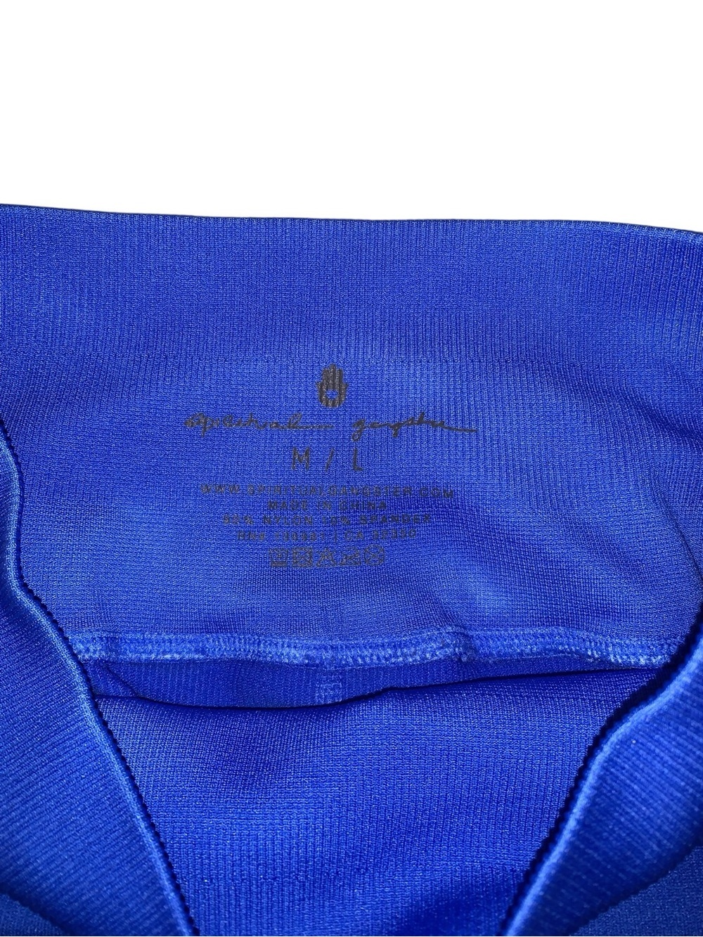 Spiritual Gangster Love Sculpt Seamless Ombre Leggings Blue White M/L - Picture 6 of 6